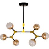 Avize Çarşısı Cordoba Gold 6 Lı Ledli Avize BS.9274-58-06 - Gold - Siyah