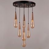 Avize Çarşısı Edison BS.7337-53-47 - Siyah - Gold