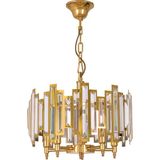 Avize Çarşısı Theon Gold Renkli, Taşlı, Sarkıt Avize, BS.7376-58-40 - Krom