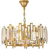 Avize Çarşısı Theon Gold Renkli, Taşlı, Sarkıt Avize, BS.7376-58-60