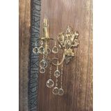 Avize çarşısı Tila Tek Kollu Taşlı Gold Renk Aplik BS.0158-58-19 Z