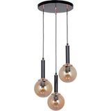 Avize Jade 6 Li Özel Tasarım Modern Spor Siyah Camlı Glop Bal Camlı Salon - Mutfak - Yatak Odas� - Çok Renkli