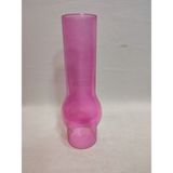 Avize Lamba Camı.Tam Pembe Renkli. (Alt Çap:7.00cm-h:25.00cm)