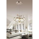 Avize Pazarı Heracles 3 Renk Gold (Sarı Beyaz ve Gün Işığı) Luxury Led Kristal Taşlı Avize