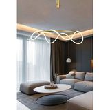 Avize Pazarı Ledli Yumuşak Boru Yuvarlak Modern Avize - Çok Renkli