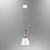 Avize Pazarı Modern Beyaz Tekli Metal Sarkıt Avize - Çok Renkli
