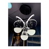Avize Pazarı Papatya 3 Renk (Sarı Beyaz Ve Gün Işığı) Siyah Luxury Led Avize Concept