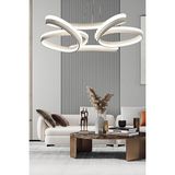 Avize Pazarı Yüksek Aydınlatmalı Kalın Kasa Papatya Model Beyaz Led Avize