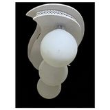 Avizem 3lü Ahşap Beyaz Model Cam Avize - Ahşap - Beyaz