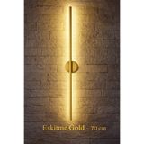 AVİZEM360 Modern Dekoratif Led Duvar Aplik 70 Cm Günışığı ESKİTME 1 Adet ( PİLLİ )