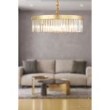 Avizemoda Desina 60'lık Kristal Taşlı Lüks Avize - (sarı-yaldız) - Sarı Yaldız - 13