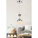 Avizemoda Forde Tekli Ledli Modern Lüks Sarkıt Avize (3 RENK LED; SARI - BEYAZ - GÜN İŞIĞI) - Krom - 1