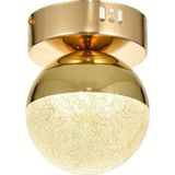 Avizemoda Forde Tekli Plafonyer Ledli Modern Lüks Sarkıt Avize (3 Renk Led; Sarı-Beyaz-Gün ışığı) - GOLD - 1