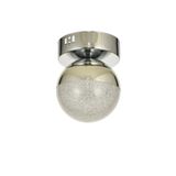 Avizemoda Forde Tekli Plafonyer Ledli Modern Lüks Sarkıt Avize (3 Renk Led; Sarı-Beyaz-Gün ışığı) - Krom