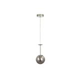 Avizemoda Pinza Tekli Füme Camlı Salon Oturma Odası Modern Avize - (Krom Kaplama)