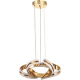 Avizemoda Salvo 35 Cm Dimmer Kumandalı 3 Renk Ledli (SARI-BEYAZ-GÜN IŞIĞI) Modern Sarkıt Avize - Gold - 1