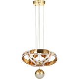 Avizemoda Salvo 35 cm Tekli Dimmer Kumandalı 3 Renk Ledli (Sarı-Beyaz-Gün Işığı) Modern Sarkıt Avize - Gold - 2