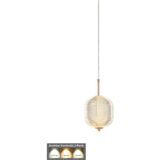 Avizemoda Torino Tekli Ledli Modern Lüks Sarkıt Avize (3 RENK LED; SARI - BEYAZ - GÜN İŞIĞI) - Gold - 1