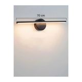 Avizen Lighting Project Dekoratif Banyo Duvar Ayna Tablo Aydınlatması Led Flüt Aplik Beyaz Işık 70 Cm