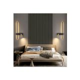 Avizen Lighting Project Dekoratif Gold Kaplamalı Samsung Ledli Duvar Aplik Günışığı Otel Salon Yatak Odası 1 Adet