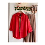 AVK MODA ABS Boyfriend Tesettür Kadın Gömlek