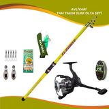 Avlivarı Albastar Elegant 390 CM100-200 gr Olta Kamışı - Avlivari Kube 5000 Metal Olta Makinası Tam Takım Kıyı Hobi Olta Seti