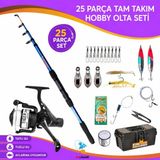 Avlivarı Avlivari Piranha Travel 210 cm Olta Kamışı Tıger RD-240 4000 Makine Full Hobi Olta Seti