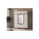 Avm 24 Ücretsiz Montaj-%100 MDF-Aytaşı-Bohem Begonya Aynalı Portmanto