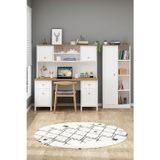 AVM Park Sobre Çalışma_Masası ÇALIŞMA MASASI+ KİTAPLIK Beyaz