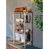 AVM Park Stally 4'lü Modern Mutfak Rafı Suntalam 112x60x30 cm Geniş Depolama ve Şık Tasarım