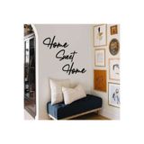 AVMmarketim Home Sweet Home Duvar Tablosu Dekoratif Ahşap Tablo Kapı Süsü