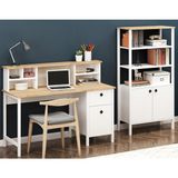 Avmpark Remy Modern Tasarımlı Çalışma Masası + Kitaplık Suntalam Malzemeden Dayanıklı Yapı ile - 138 - Ahşap