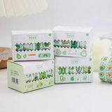 Avokado Desenli Washi Bant – Dekoratif Planlayıcı ve Defter Süsleme Bandı (1 Kutu 4 Adet Bant)