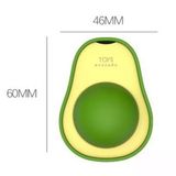 Avokado Model Yapışkanlı Kedi Oyuncağı Yenilebilir Kedi Nanesi Otu (5690)