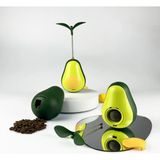 Avokado Şeklinde Kedi Naneli ve Mama Hazneli Kedi Oyuncağı - Renkli - standart
