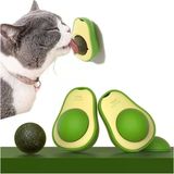 Avokado Şeklinde Kedi Nanesi Oyuncağı, Yapışkanlı Catnip Topu İle, Çiğneme Ve Stres Azaltıcı, Diş Sağlığı Destekli Doğal Kedi Otu