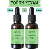 Avokado Yağı (2 x 20 Ml) - %100 Seyreltilmemiş, Doğal Avokado Sabit Yağ - 100 ml