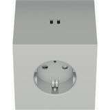 Avolt Square 2 Usb-C 30W Tasarım Priz Çoklayıcı - 1 Adet - Gri