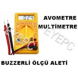 AVOMETRE DİJİTAL ÖLÇÜ ALETİ CLASS MARKA BUZZERLİ