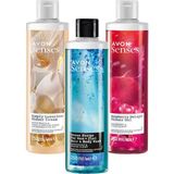 Avon 250 ml Frambuaz Frenk Üzümü Şeftali Vanilya Orkide Nane ve Deniz Kokulu Duş Jeli