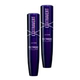 Avon 2x9 ml Blackest Black Exxtravert Ekstra Hacim Veren Maskara