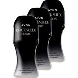 Avon 3x50 ml Black Suede Dark Erkek Roll-On