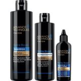 Avon Advance Techniques Nemlendirici Şampuan Saç Kremi ve Durulanmayan Saç Kremi Paketi