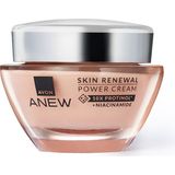 Avon Anew Skin Renewal Power Krem 50 ml – Protinol ve Niasinamid ile Canlandırıcı Yüz Bakımı, Tüm Cilt Tiplerine Uygun, Gündüz ve Gece Kullanım