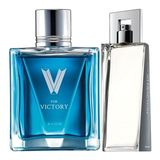Avon Attraction 75 ml Erkek Edt+Avon V For Victory 75 ml Erkek Edt