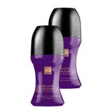 AVON Black Suede Charm Erkek Antiperspirant Roll-On Deodorant 50 Ml. İkili Paket