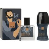 Avon Black Suede Dark Erkek Parfüm ve Rollon Hediye Seti