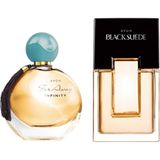 Avon Black Suede Erkek Parfüm Edt 75 Ml+ Far Away Infinity Edp 50 ml Kadın Parfümü FRT5050901800020
