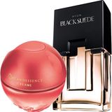 Avon Black Suede Erkek Parfüm ve Incandessence Flame 100ml Kadın Parfüm