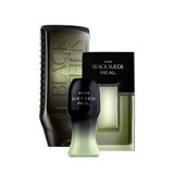 Avon Black Suede Real Erkek Parfüm Rollon ve Saç Vücut Şampuanı Paketi